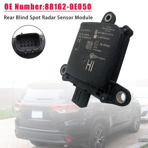 2016-2019 Toyota Highlander Rear Blind Spot Radar Sensor Module 88162-0E050 Generic