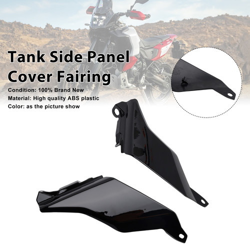 2024-2026 Yamaha Tenere 700 Tank Side Panel Cover Fairing Black Generic