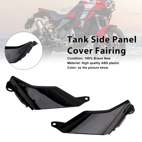 2024-2026 Yamaha Tenere 700 Tank Side Panel Cover Fairing Black Generic