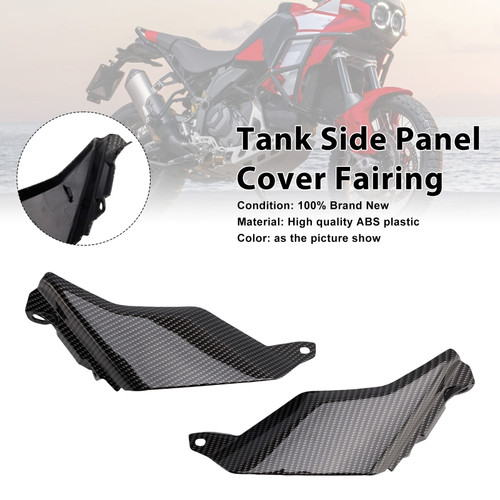 2024-2026 Yamaha Tenere 700 Tank Side Panel Cover Fairing Carbon Generic