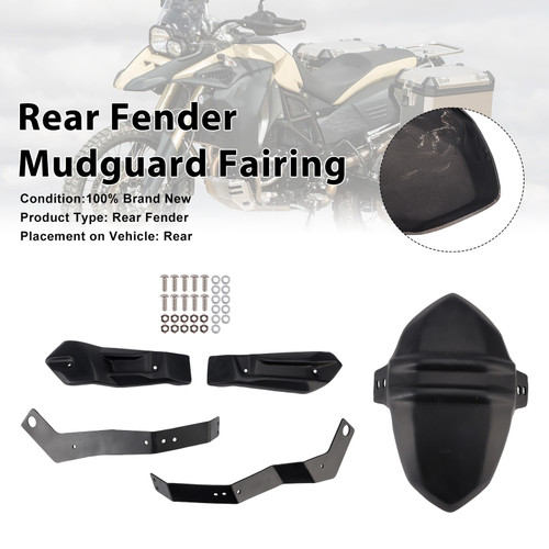 BMW F800GS Rear Fender Mudguard Fairing Black Generic