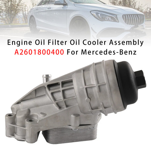 2014-2019 MERCEDES-BENZ CLA250 Engine Oil Filter Oil Cooler Assembly A2601800400 Generic