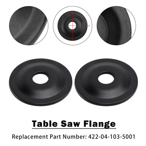 2PCS 422-04-103-5001 Arbor Flange Collar For Delta Unisaw And Contractor Saws