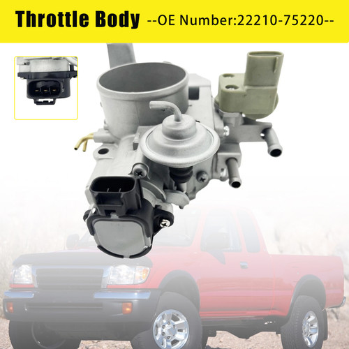 1997-2000 Toyota Tacoma 4Runner T100 2.4L 2.7L Throttle Body 22210-75220 Generic