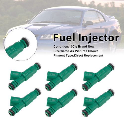 1999-2004 Ford Mustang Windstar 6Pcs Fuel Injector 0280155789 Generic