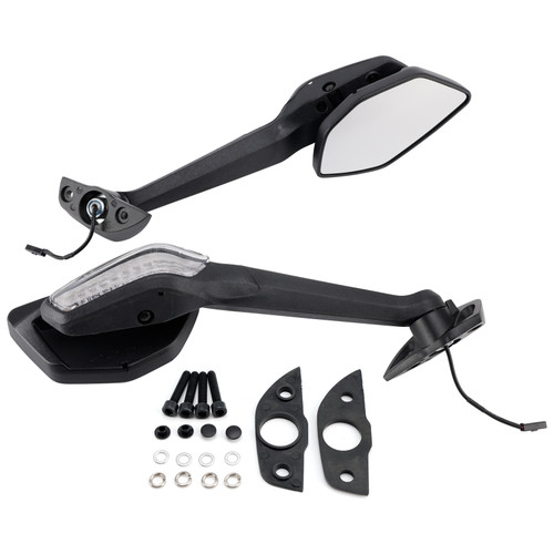 2022-2025 CFMoto 450SR 450SRS 450SS CF400-6 Rear View Mirrors with Turn Signal Left and Right 6AQV-200300-1001 Generic