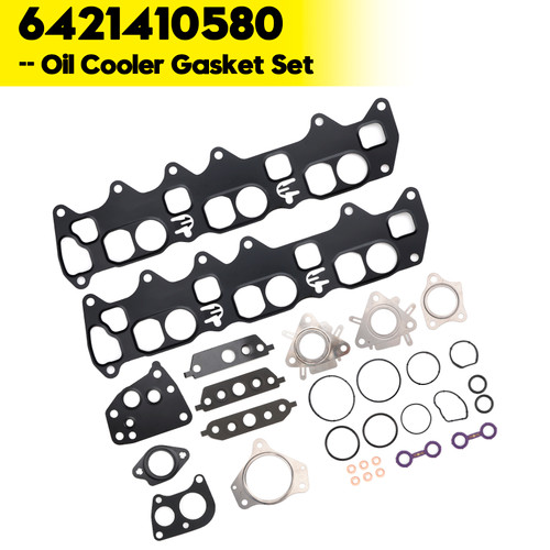 6421410580 Oil Cooler Gasket Set for Mercedes C-Class CLK CLS E-Class G-K