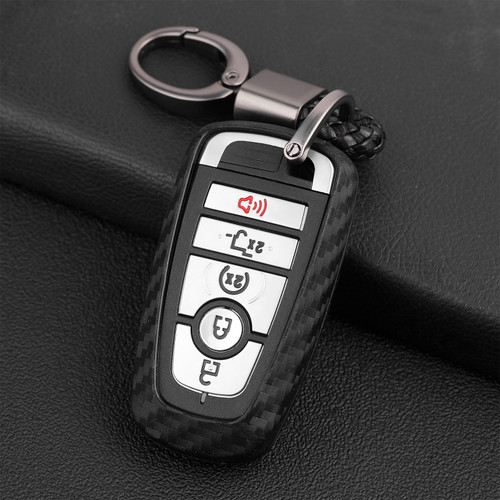2017 Ford Leather Silicone Car Key Case Cover With Buckle Generic