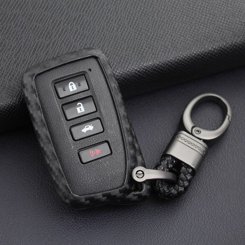 2013-2019 Lexus Leather Silicone Car Key Case Cover With Buckle Generic
