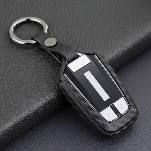 2017-2019 Isuzu D-Max MU-X Leather Silicone Car Key Case Cover With Buckle Generic