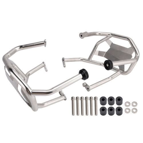 2024-2026 BMW R1300GS Lower Engine Guard Frame Crash Bar Steel Silver Generic