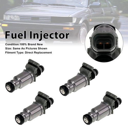 1988-1993 Toyota Corolla Celica 4Pcs Fuel Injector 195500-5340 Generic