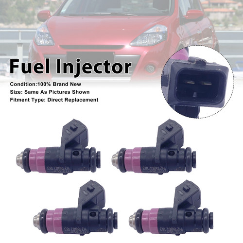 4Pcs Fuel Injector For Renault Clio III 05-14 Fluence 2010-2022 8200505191