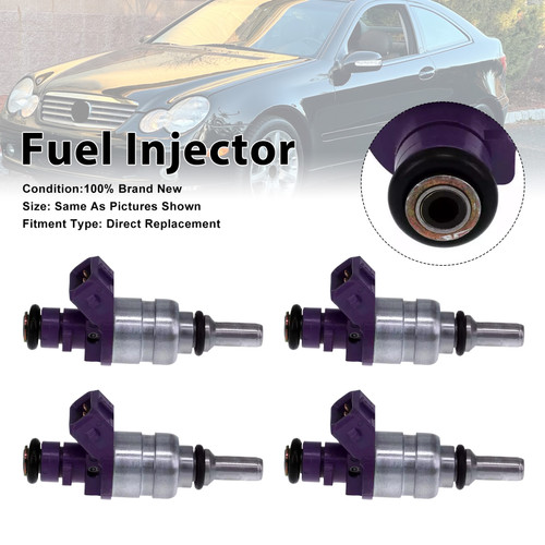 2001-2004 Mercedes-Benz C230 SLK230 Kompressor 4Pcs Fuel Injector 0000787249 Generic