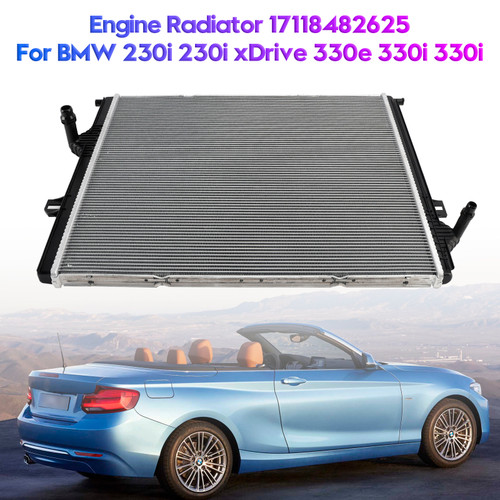 2016-2021 BMW 230i 230i xDrive 330e 330i 330i Engine Radiator 17118482625 Generic