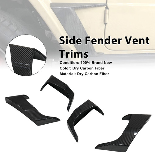 Real Carbon Fiber Side Fender Vent Trim Fit Mercedes Benz G-Class W465 2025+