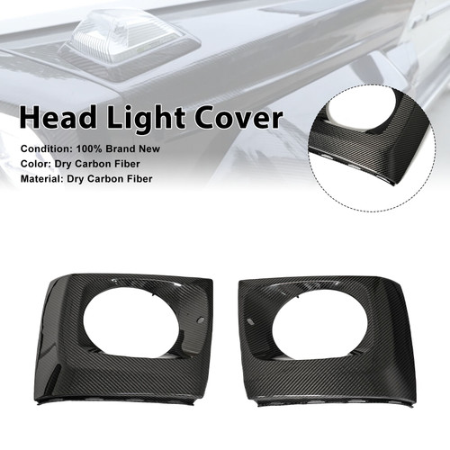 Carbon Fiber Body Kit Head Light Cover Fit Mercedes-Benz W464 W465 2019-2026