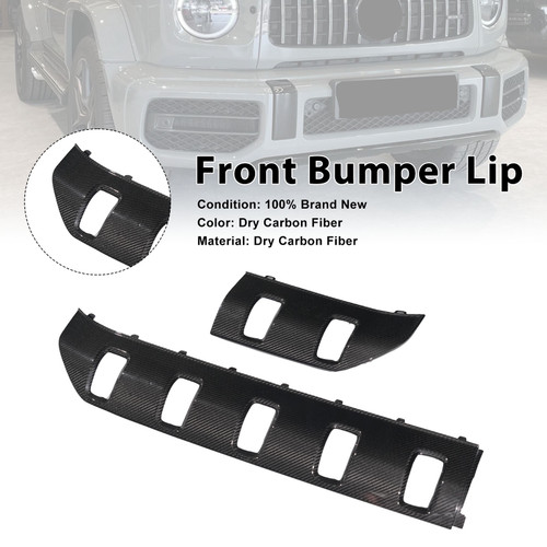 Dry Carbon Front Bumper Lip Chin Spoiler Fit Benz G Class W465 G63 2025-2026
