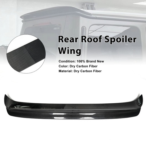 Carbon Fiber Rear Roof Spoiler Wing Fit Benz G-Class W465 2025+ Upgrade M Style