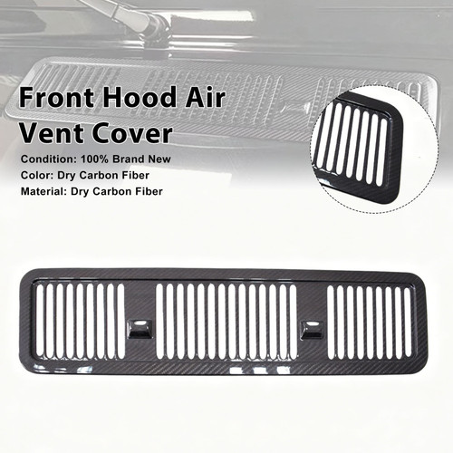 Carbon Fiber Front Hood Air Vent Cover Fit Mercedes Benz W464 W465 2019-2026