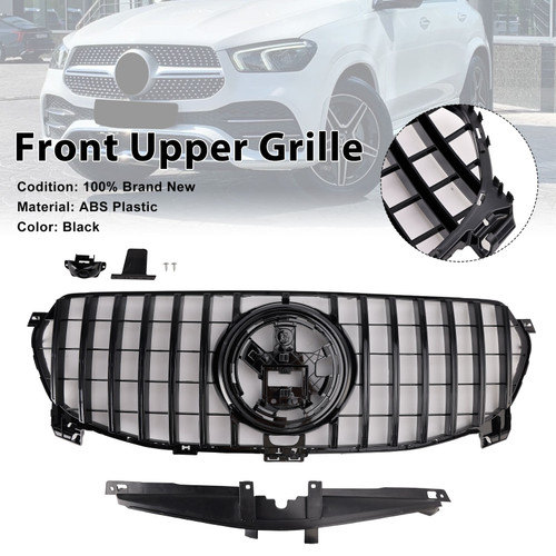 Front Bumper Grille Grill Fit Mercedes Benz GLE-Class W167 GLE350 2020-2022