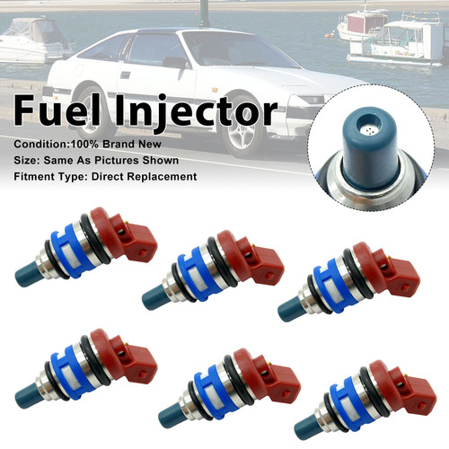 6Pcs Fuel Injector For Nissan 300ZX 1984-1990 Maxima 1988-1994 16600-15V02