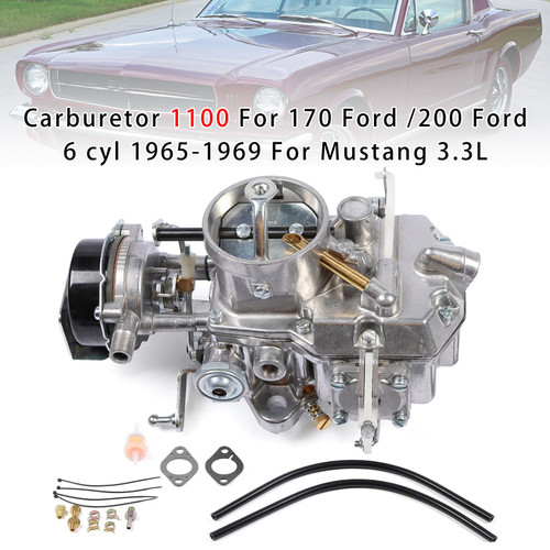 Carburetor 1100 For 170 Ford /200 Ford 6 Cyl 1965-1969 For Mustang 3.3L