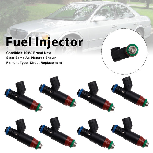 8Pcs Fuel Injector For Lincoln LS For Ford Thunderbird 2003-2005 3W43-AA