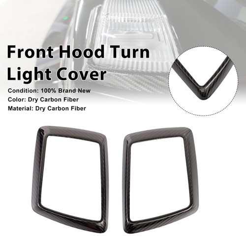 Carbon Fiber Turn Light Cover Trim Fit Mercedes Benz W464 W465 G550 2019-2026