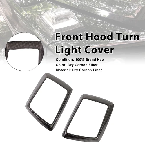 Carbon Fiber Turn Light Cover Trim Fit Mercedes Benz W464 W465 G550 2019-2026
