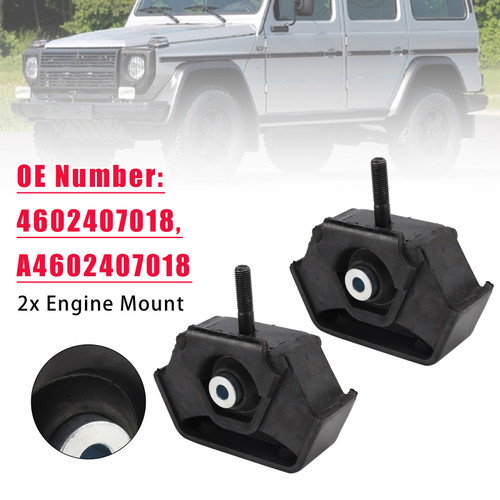 2x Engine Mount 4602407018 For Benz G-Class W460 W461 W463 M102.981 OM602.942