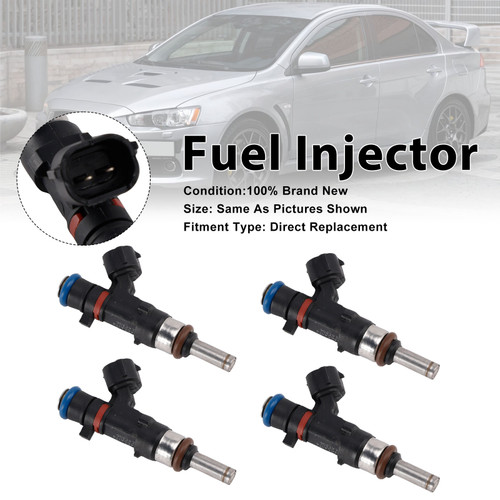 4Pcs Fuel Injector For Mitsubishi Lancer Evolution 2008-2015 1465A174