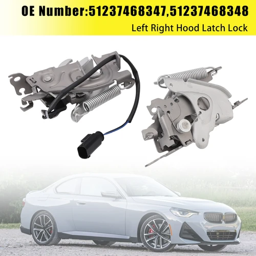 2x Front Hood Latch Lock For BMW F44 G20 G26 G80 F30 F31 F32 G22 G23 F36 G82