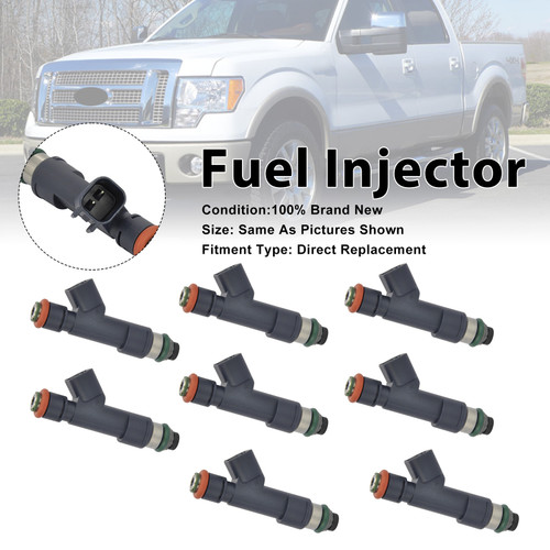 8Pcs Fuel Injector For Ford F150 2011-2014 F150 Raptor 2010-2014 AL3E-F7A