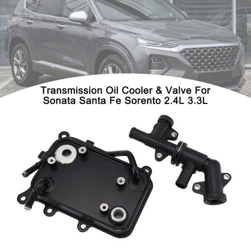 Transmission Oil Cooler & Valve For Sonata Santa Fe Sorento 2.4L 3.3L