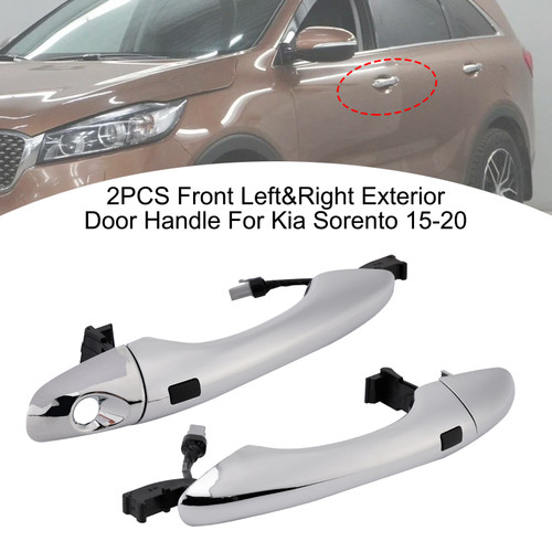 2PCS Front Left&Right Exterior Door Handle For Kia Sorento 2015-2020