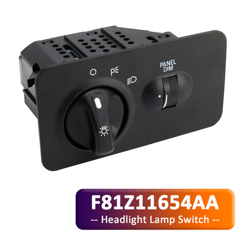 Headlight Lamp Switch F81Z11654AA for Ford F250 F350 Super Duty 1999-2005