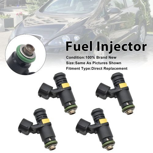 4Pcs Fuel Injector For Seat Altea For Skoda Fabia I 2006-2007 036906031AG