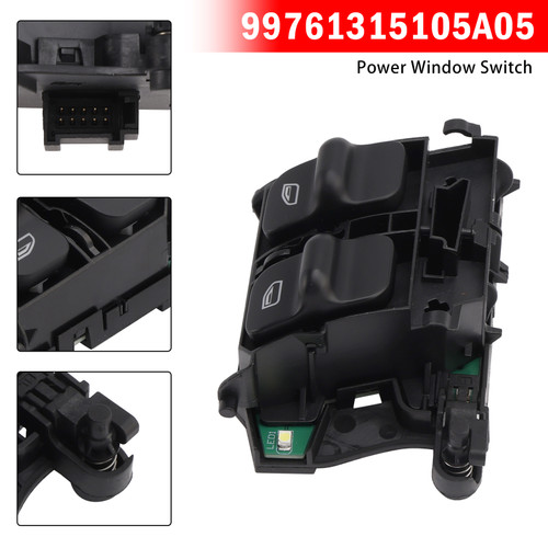 Power Window Switch for Porsche 997 987 Driver Left Side Door 99761315105A05