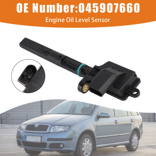 Engine Oil Level Sensor 045907660 For Seat Ibiza Iv Skoda Fabia I VW Polo 1.2