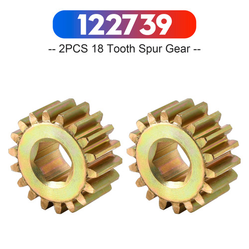 2PCS 122739 18 Tooth Spur Gear 12 DP/14.5 PA for Lippert RV Slide Out