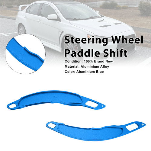 Steering Wheel Paddle Shifter For Mitsubishi ASX 2013-15 Aluminium Blue