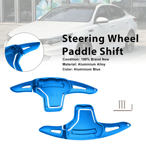 Steering Wheel Paddle Shifter For Kia K5 2016-2019 Aluminium Blue
