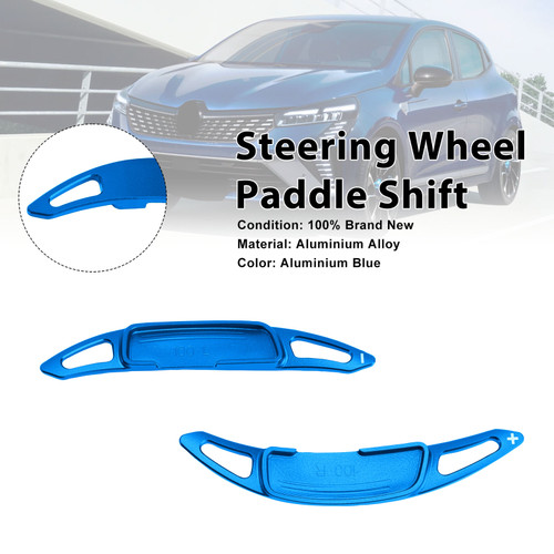 Steering Wheel Paddle Shifter For Renault Arkana 2021-24 Aluminium Blue