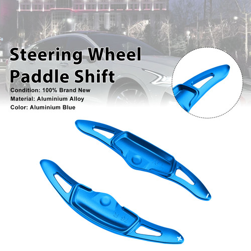 Steering Wheel Paddle Shifter For Kia K9 2020-2024 Aluminium Blue