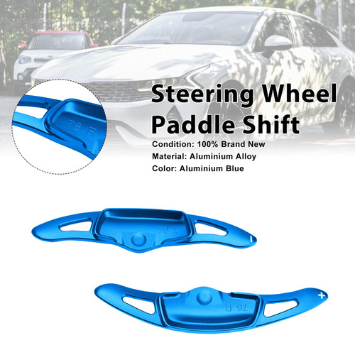 Steering Wheel Paddle Shifter For Kia K9 2020-2024 Aluminium Blue