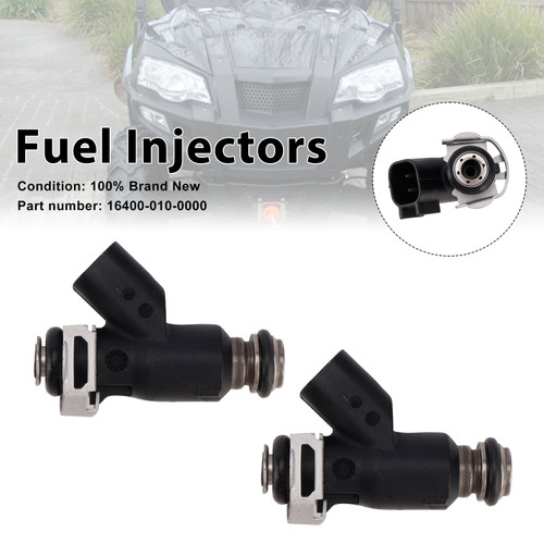 2PC 16400-010-0000 Fuel Injectors For UTV 800 MSU HiSUN BENNCHE COLEMAN
