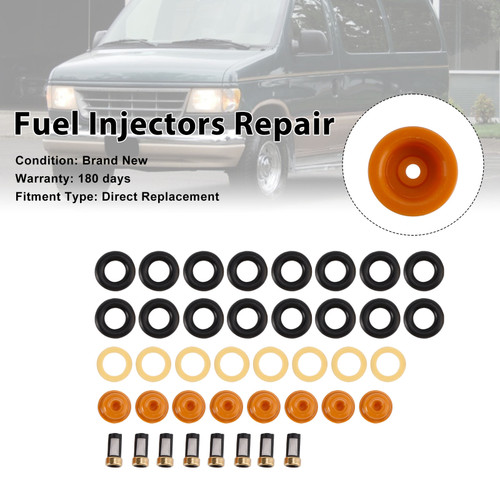 Fuel Injector Seal O-Ring 280150947 Fit Ford F-250 F-350 7.5L V8 1995-1997