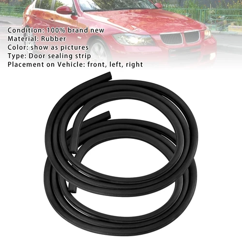 2X Front L+R Door Rubber Seal Weatherstrip For BMW 3 Series 1991-2011 5 Door