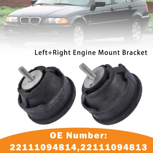 2PCS Left+Right Engine Mount Bracket For BMW 3 Series Z4 E85 E86 E46